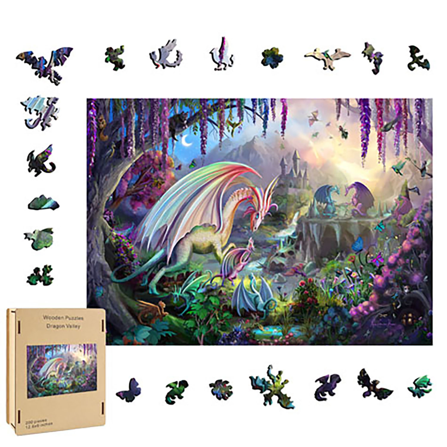 Dragon wood puzzle (image for) Dragon wood puzzle
