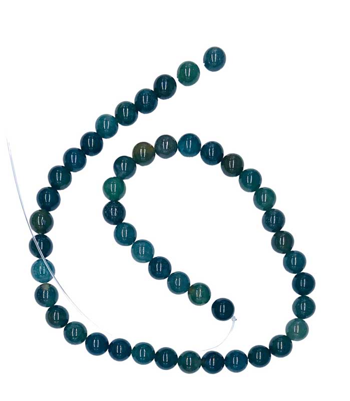 8mm Moss Agate beads (image for) 8mm Moss Agate beads