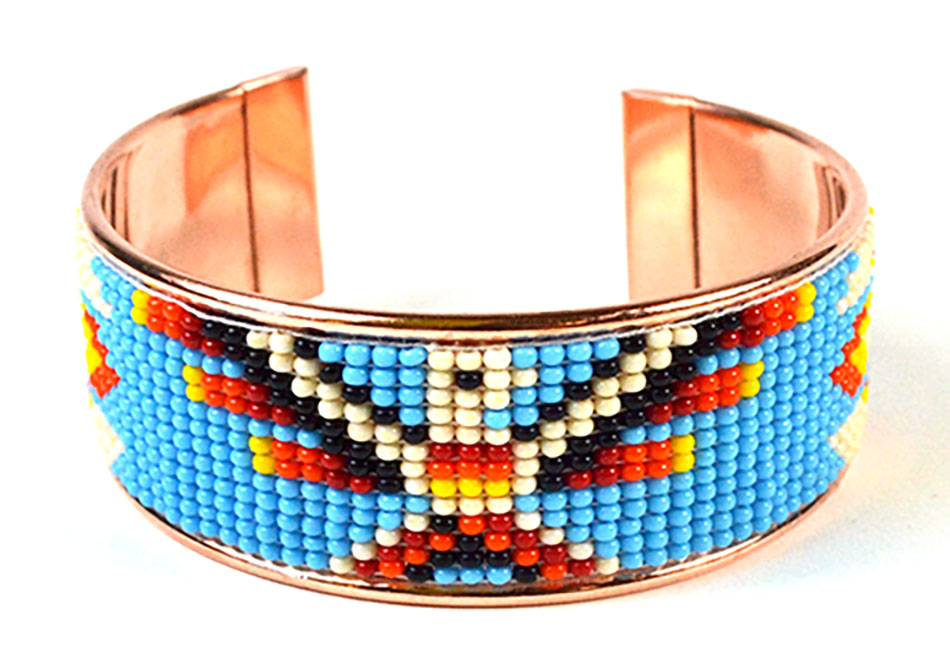 (image for) Czech Beaded Copper bracelet